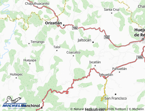 Mappa MICHELIN Cuchilla - ViaMichelin