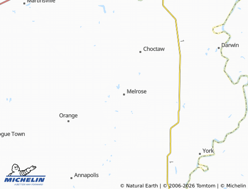 Mapa MICHELIN Melrose - ViaMichelin