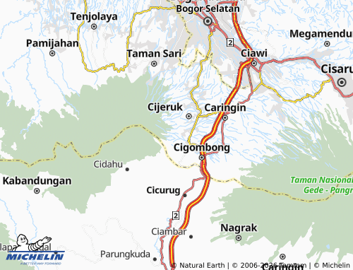 MICHELIN Pasirjaya map - ViaMichelin