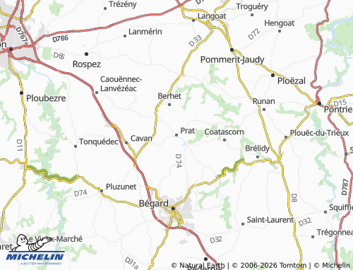 Carte MICHELIN Prat - ViaMichelin