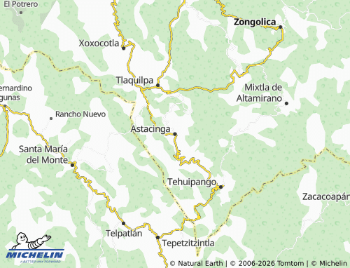 MICHELIN Astacinga map - ViaMichelin