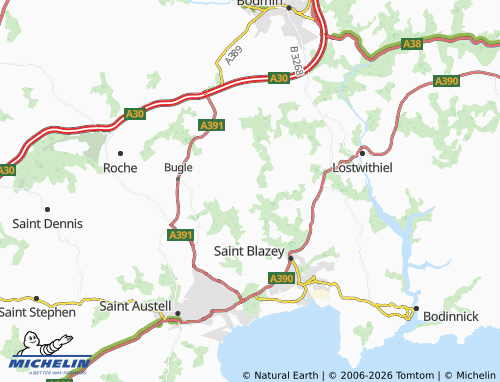 Carte MICHELIN Luxulyan - ViaMichelin