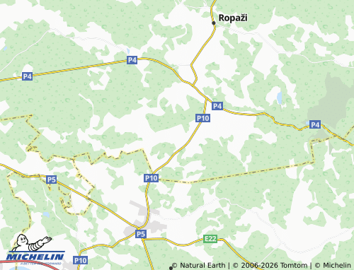 Mapa MICHELIN Kākciems - ViaMichelin
