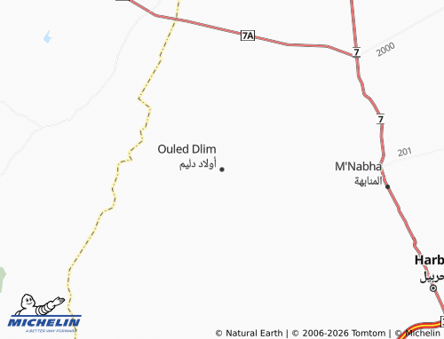 Carte MICHELIN Ouled Dlim - ViaMichelin