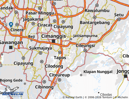 MICHELIN-Landkarte Leuwinanggung - ViaMichelin