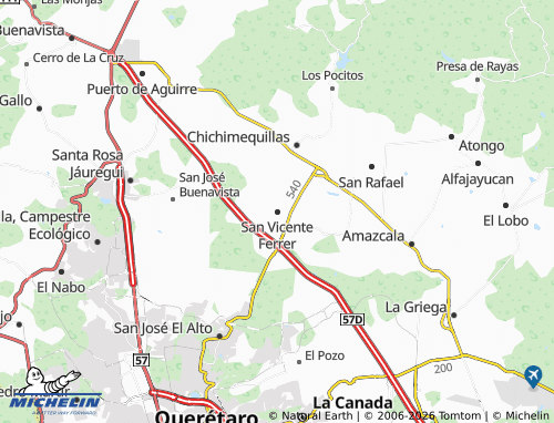 Mapa MICHELIN San Vicente Ferrer - ViaMichelin