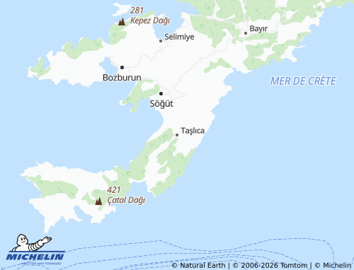 MICHELIN Taşlıca map - ViaMichelin