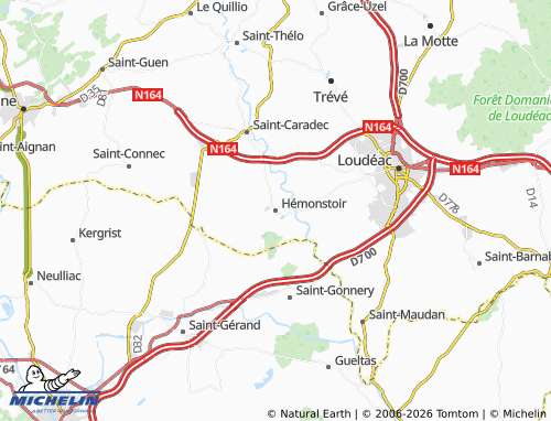 MICHELIN Hémonstoir map - ViaMichelin