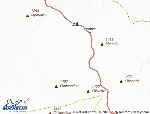 Mapa MICHELIN Chibweza - ViaMichelin