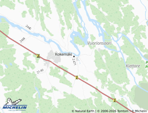 Kaart MICHELIN Kokemäki - ViaMichelin