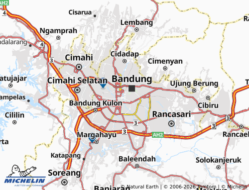 MICHELIN Babakan Ciamis map - ViaMichelin