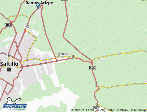 MICHELIN Arteaga map - ViaMichelin