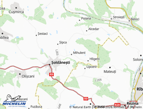 Mappa MICHELIN Mihuleni - ViaMichelin