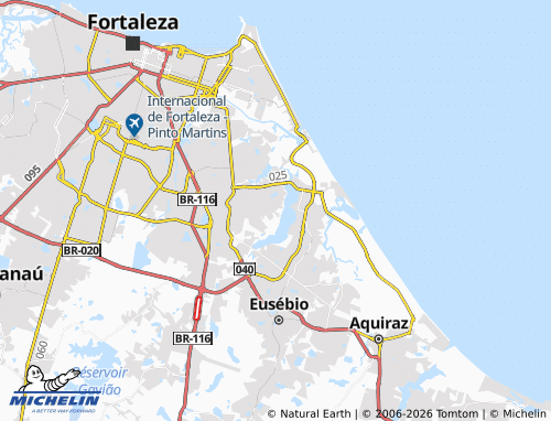 Carte MICHELIN Lagoa Redonda - ViaMichelin
