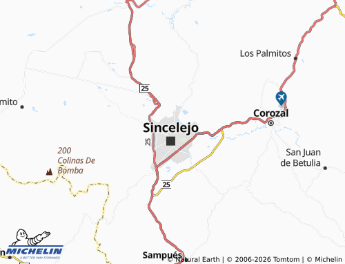 Mappa MICHELIN Cuatro Vientos - ViaMichelin