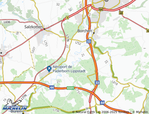 MICHELIN Niederntudorf map - ViaMichelin