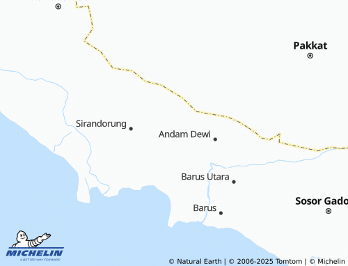 MICHELIN Siordang map - ViaMichelin