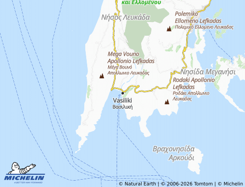 Mappa MICHELIN Vasiliki - ViaMichelin