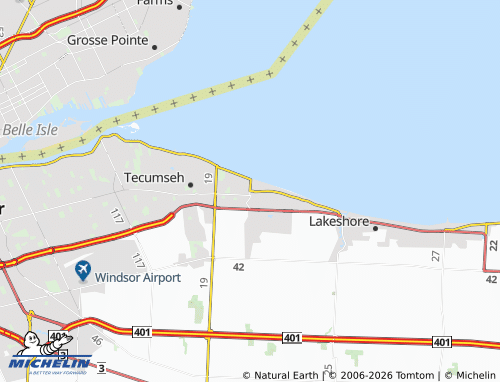 Mappa MICHELIN Saint Clair Beach - ViaMichelin