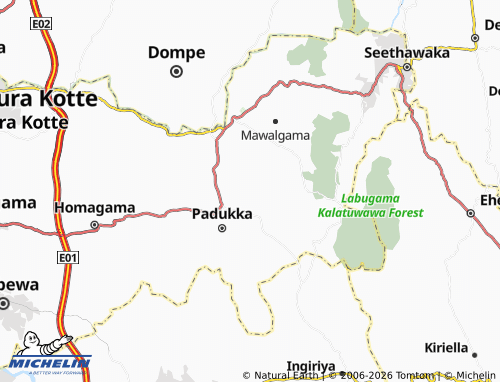 Mappa MICHELIN Wewelpanawa - ViaMichelin