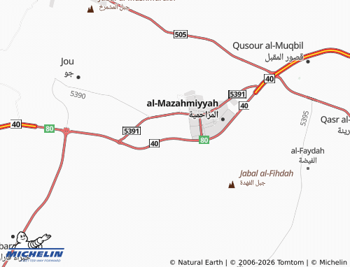 MICHELIN-Landkarte al-Rashidiyyah - ViaMichelin