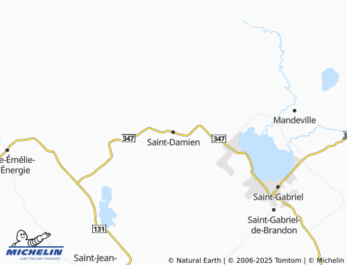 MICHELIN Saint-Damien map - ViaMichelin