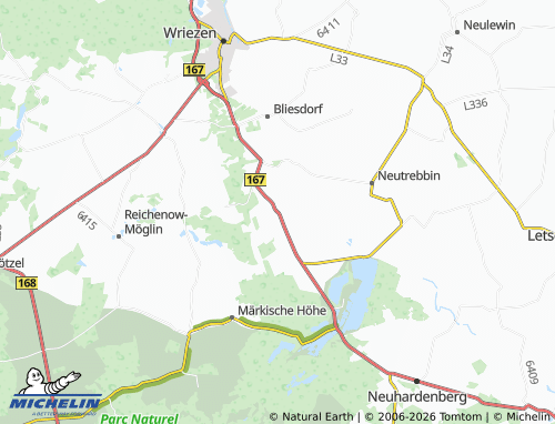 MICHELIN-Landkarte Metzdorf - ViaMichelin