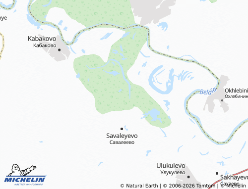 MICHELIN Ibragimovo map - ViaMichelin