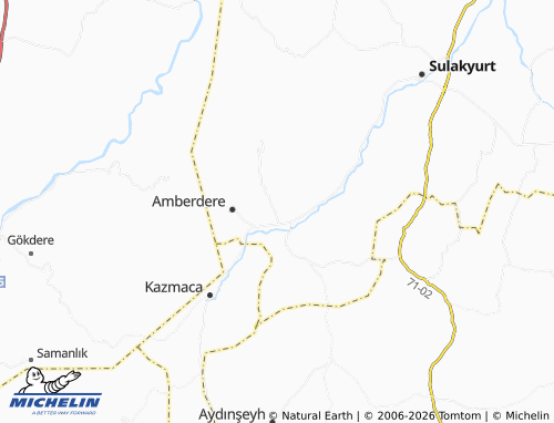MICHELIN Yağbasan map - ViaMichelin