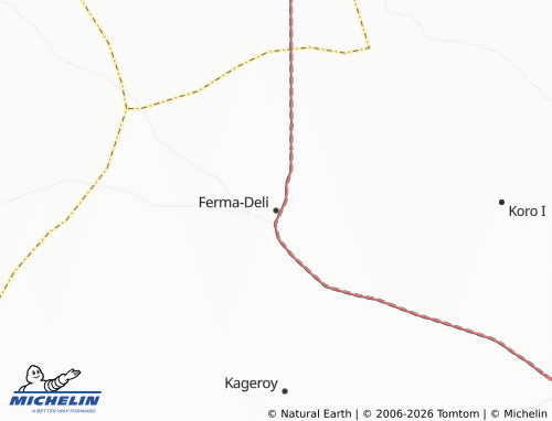 MICHELIN Ferma-Deli map - ViaMichelin