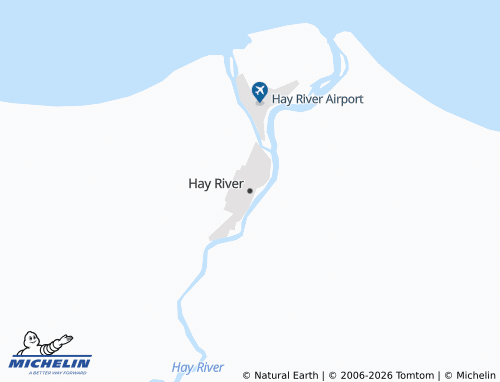 Mappa MICHELIN Hay River - ViaMichelin