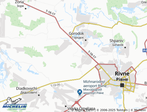 MICHELIN Stavky map - ViaMichelin