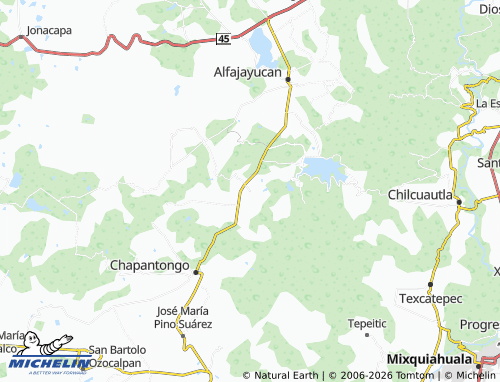 Mapa MICHELIN San Pablo Oxtotipan - ViaMichelin
