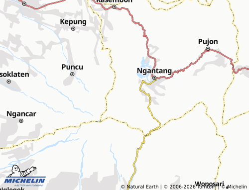 MICHELIN-Landkarte Pandansari - ViaMichelin