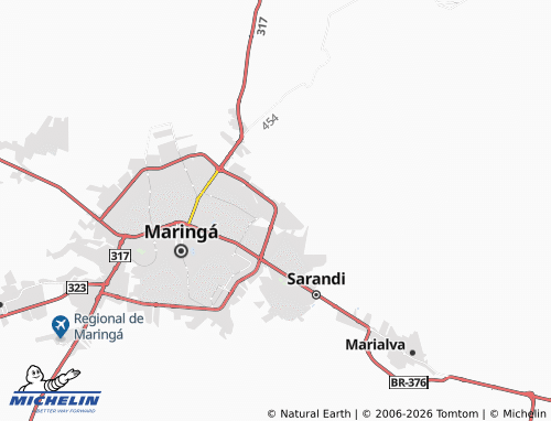 Mapa MICHELIN Zona 36 - ViaMichelin