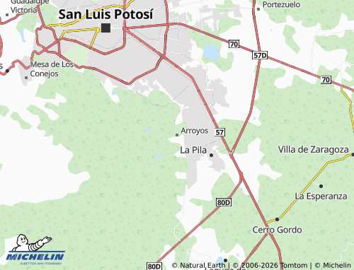 Mapa MICHELIN Arroyos - ViaMichelin