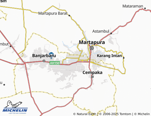 MICHELIN Banjarbaru Utara map - ViaMichelin