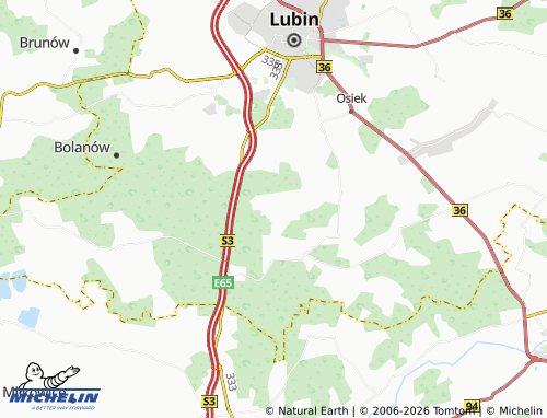 MICHELIN Gorzelin map - ViaMichelin