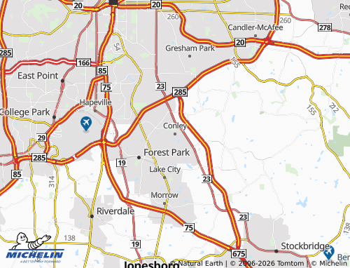 Carte MICHELIN Conley - ViaMichelin