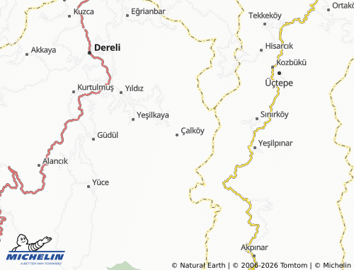 Mappa MICHELIN Çalköy - ViaMichelin