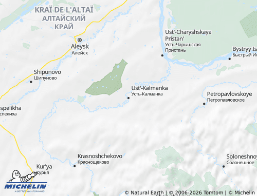 MICHELIN-Landkarte Ust-Kalmanski Rajon - ViaMichelin