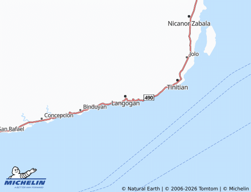 MICHELIN Langogan map - ViaMichelin