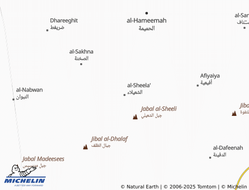 MICHELIN Al Shuayla map - ViaMichelin