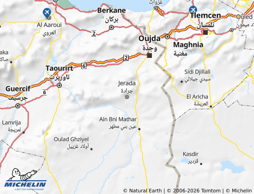 MICHELIN Jaradah map - ViaMichelin