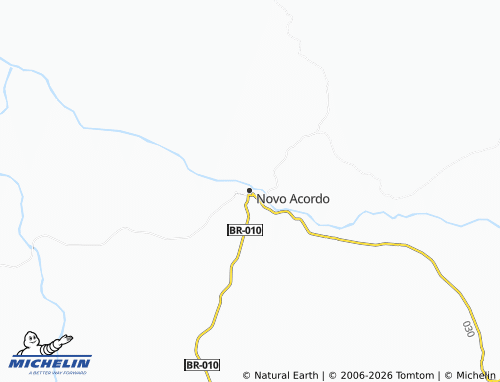 Mappa MICHELIN Novo Acordo - ViaMichelin