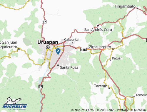 Mappa MICHELIN Ejidal Santa Catarina - ViaMichelin