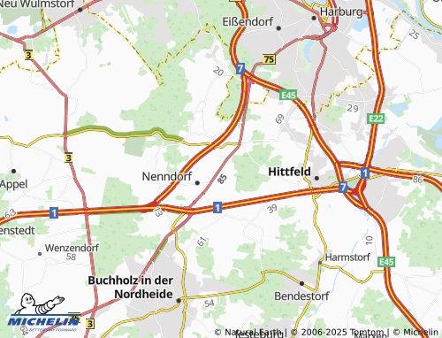 MICHELIN-Landkarte Iddensen - ViaMichelin