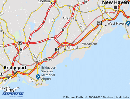 Mapa MICHELIN Milford - ViaMichelin