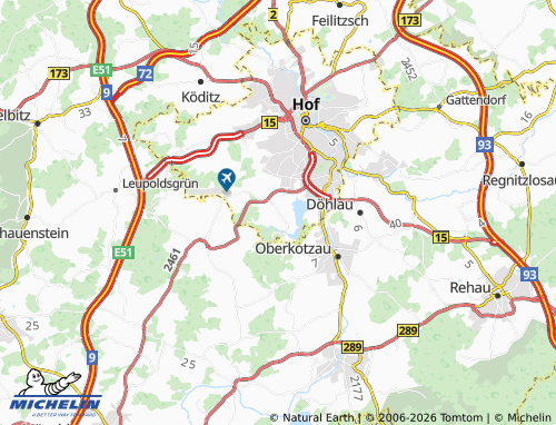 MICHELIN Eppenreuth map - ViaMichelin