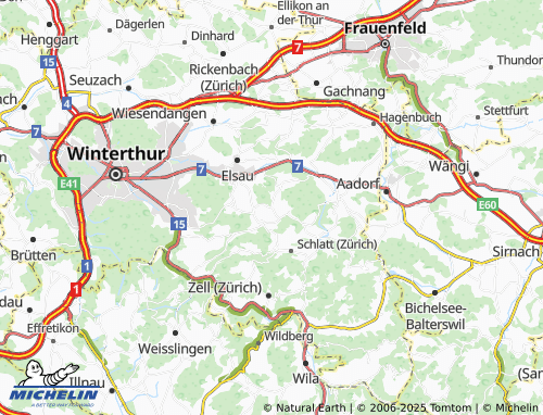 MICHELIN Fältsch map - ViaMichelin